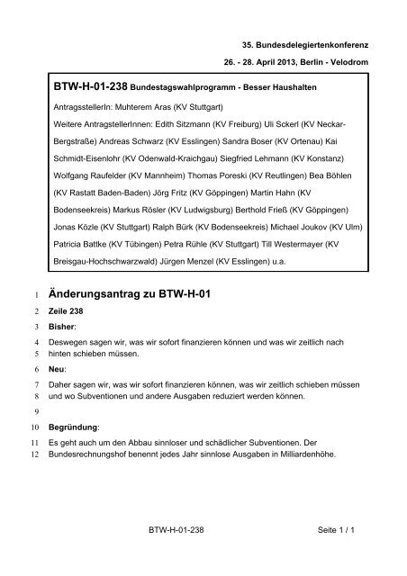 35. Ordentliche Bundesdelegiertenkonferenz 26.