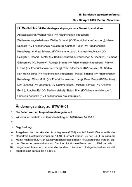 35. Ordentliche Bundesdelegiertenkonferenz 26.