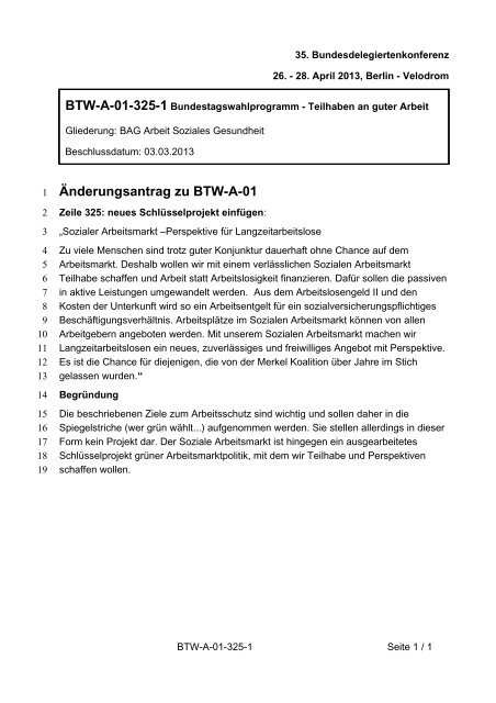 35. Ordentliche Bundesdelegiertenkonferenz 26.