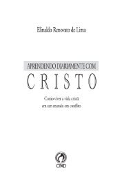 Aprendendo D. c Cristo - Livraria CPAD - Ambiente Seguro