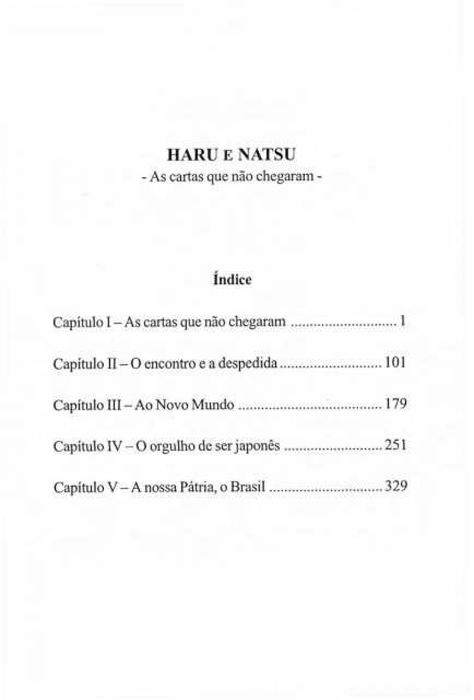 Haru e Natsu - Imigrantesjaponeses.com.br