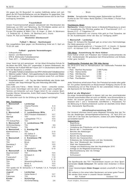 Amtsblatt - Treuenbrietzen