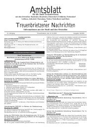 Amtsblatt - Treuenbrietzen