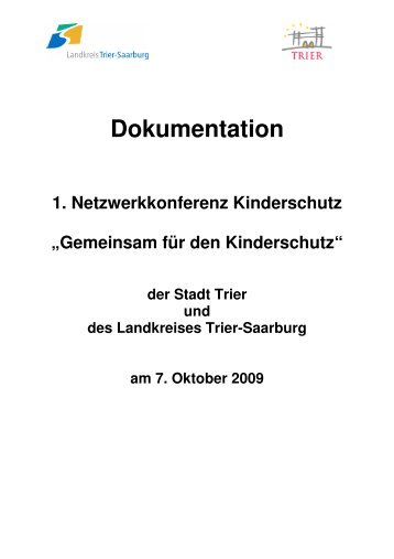 1. Netzwerkkonferenz Kinderschutz - Landkreis Trier-Saarburg