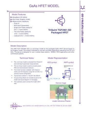 HMT-TQT-TGF2961-SD - TriQuint