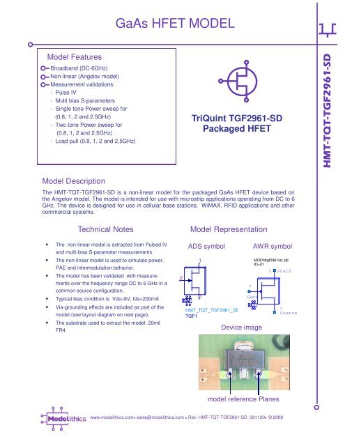 HMT-TQT-TGF2961-SD - TriQuint