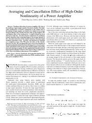 Averaging and Cancellation Effect of High-Order Nonlinearity of a ...