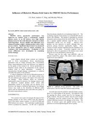 Influence of Dielectric Plasma Etch Source for PHEMT ... - CS Mantech