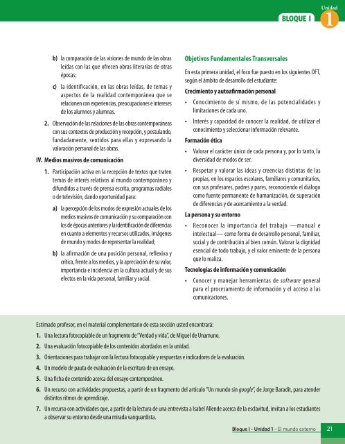 Lengua Castellana y Comunicación Guía didáctica del docente