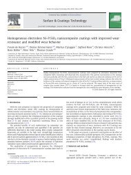 Homogeneous electroless Ni–P/SiO2 nanocomposite ... - Veralit-CH