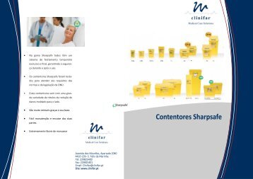 Contentores Sharpsafe - Clinifar