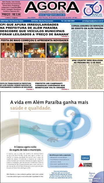 Jornal-Agora-Edicao - Agora Jornais Associados