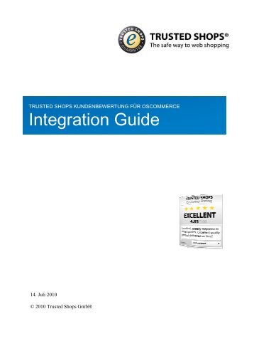 Integration Guide -  Trusted Shops