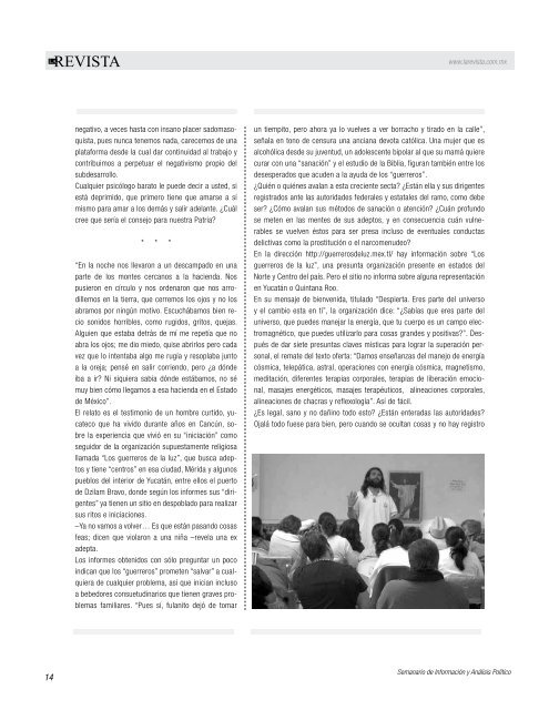 Edición 07/12/2012 - La Revista Peninsular