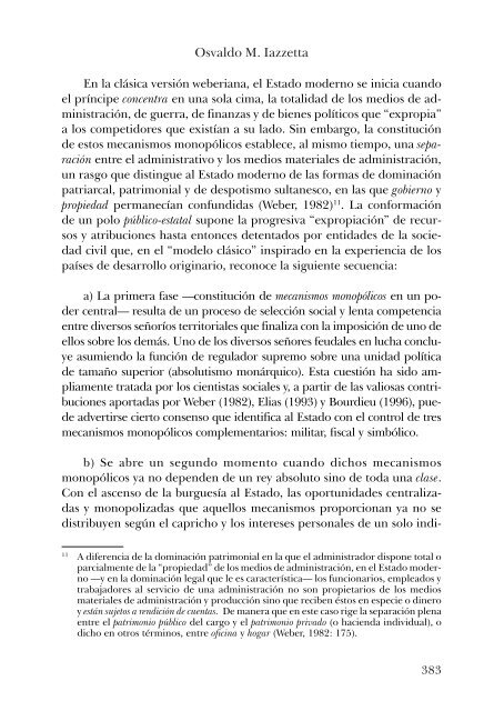 La democracia y los vaivenes dee los público-estatal. - Sociedad ...