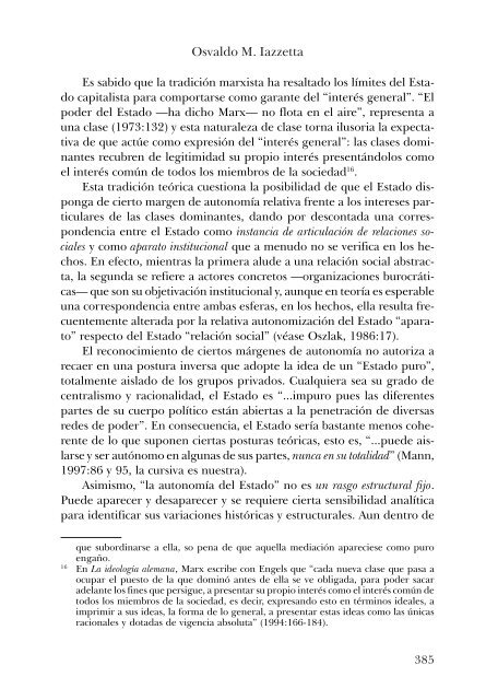 La democracia y los vaivenes dee los público-estatal. - Sociedad ...