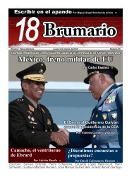 México, freno militar de EU - Grupo Transición