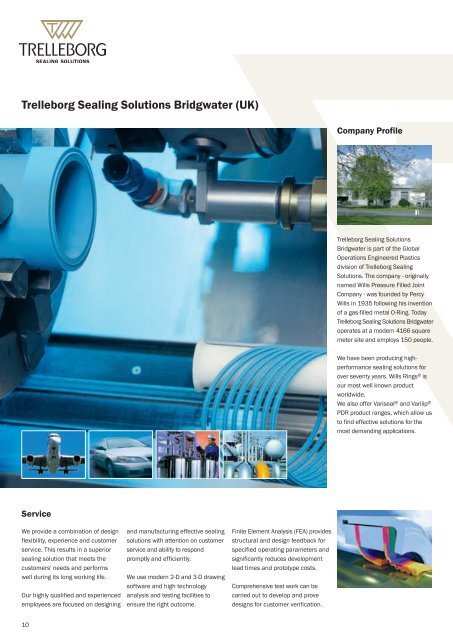 Global Manufacturing Capabilities - Trelleborg Sealing Solutions