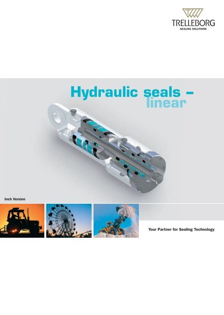 Lipped seal - Turcon® Plus Seal® II - Trelleborg Sealing Solutions -  grooved / elastomer / double-acting