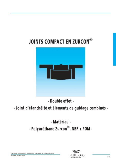 Joints hydrauliques - Trelleborg Sealing Solutions