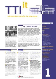 TTI-Newsletter 1