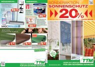 SONDERAKTION SONNENSCHUTZ - ttl/ttm