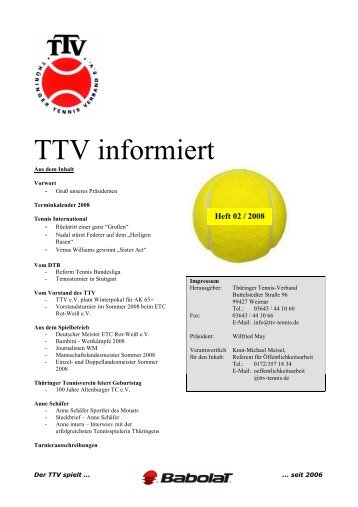 TTV informiert 02/08