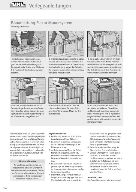 Verlegeanleitungen - UHL Verbundstein AG