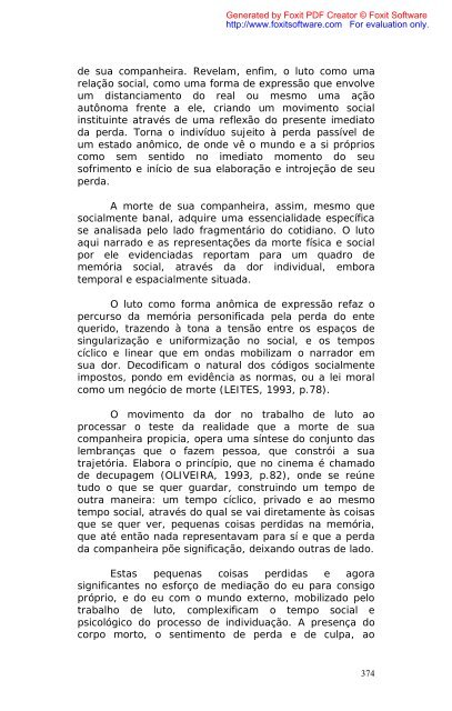 Dádiva e Emoção - CCHLA - Universidade Federal da Paraíba