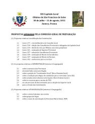 XIX Capítulo Geral Oblatos de São Francisco de Sales 30 de julho ...
