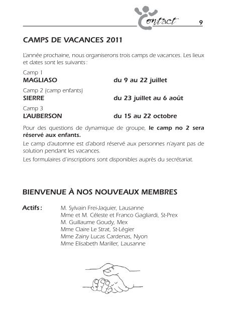 Bulletin de l'Association Cerebral Vaud - Vereinigung Cerebral