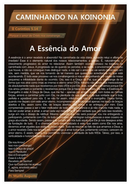 Baixe esta publicação como PDF - Igreja Batista Koinonia