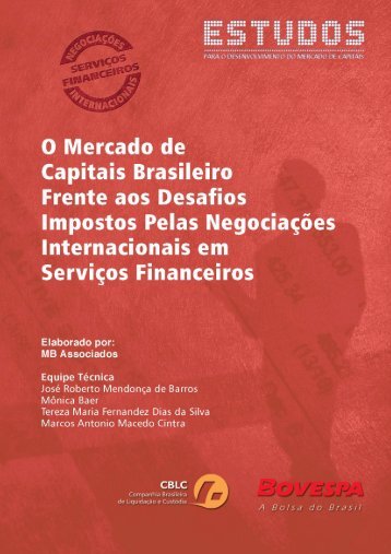 Estudos para o desenvolvimento do mercado de capitais