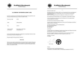 Kraftfahrt-Bundesamt Kraftfahrt-Bundesamt - X-Tuning