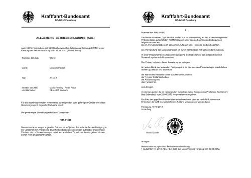 Kraftfahrt-Bundesamt Kraftfahrt-Bundesamt - X-Tuning