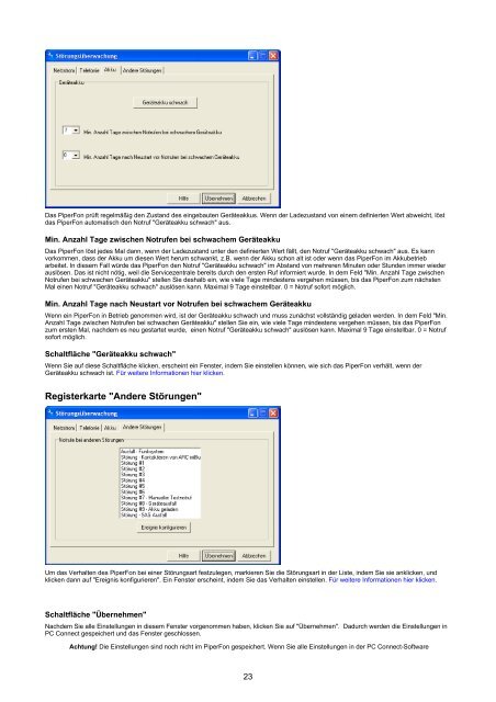 Online-Hilfe für PC Connect Programmiersoftware ... - Tunstall GmbH