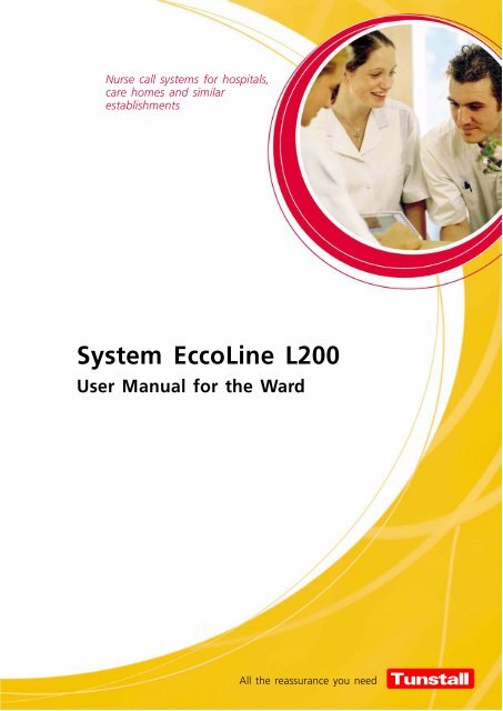 System EccoLine L200 - User manual for the ward - Tunstall GmbH