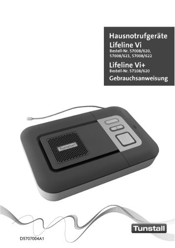 Gebrauchsanweisung für Lifeline Vi 57008-620 ... - Tunstall GmbH