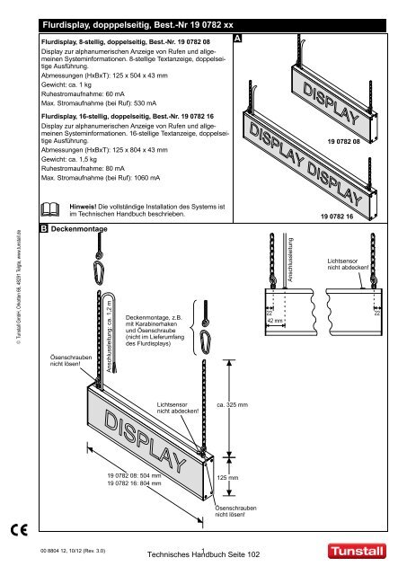 CONCENTO PLUS Technisches Handbuch - Tunstall GmbH