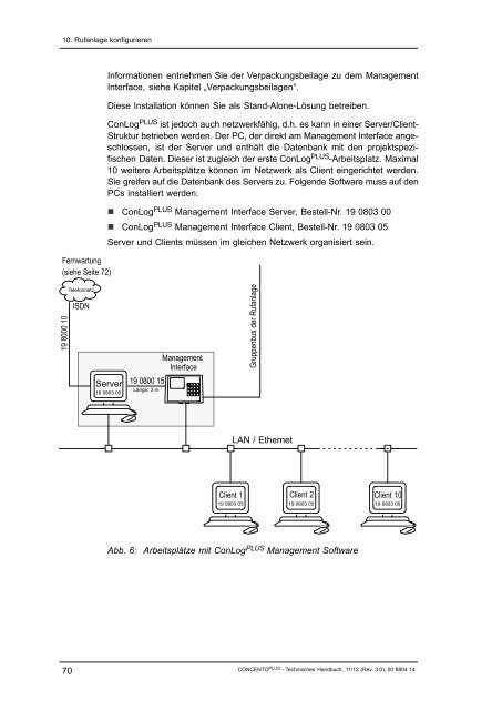 CONCENTO PLUS Technisches Handbuch - Tunstall GmbH