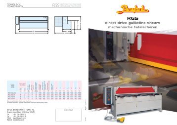 Mechanische Tafelschere (PDF 352KB) - Tusch und Richter