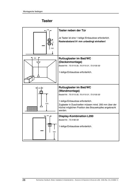 EccoLine Installation - Tunstall GmbH