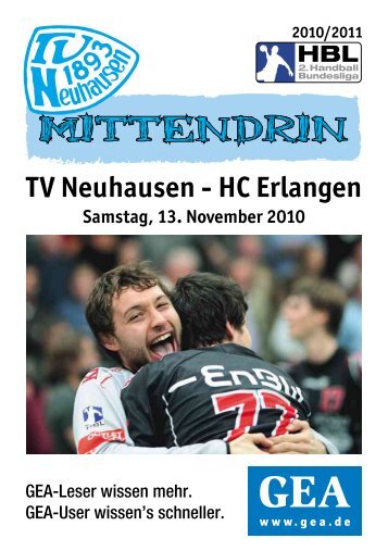13.11.2010 TV 1893 Neuhausen - HC Erlangen