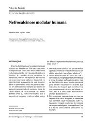 Nefrocalcinose medular humana - Sociedade Portuguesa de ...