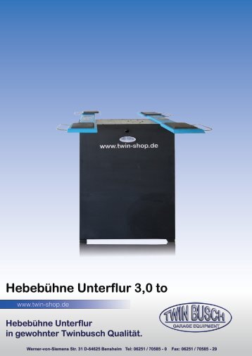 TW 3500 A hebebühne unterflur _web - Twin Busch GmbH