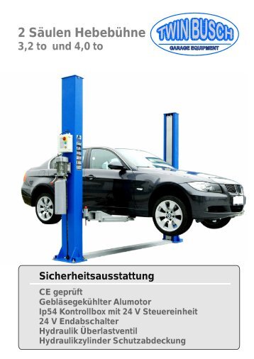 2 Säulen Hebebühne - Twin Busch GmbH