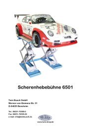 Scherenhebebühne 6501 - Twin Busch GmbH