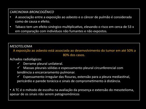 Doenças Pulmonares Ocupacionais - ANAMT