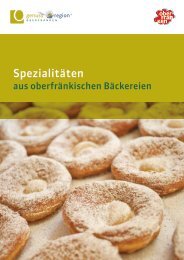 Spezialitäten aus oberfränkischen Bäckereien - Genussregion ...