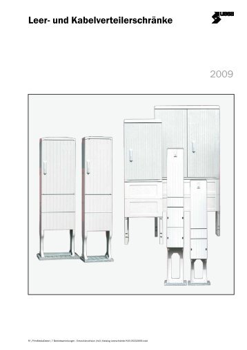 Leer- und Kabelverteilerschränke 2009 - uesa